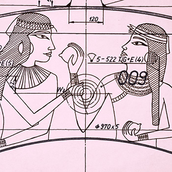 Ancient Egyptian drawing