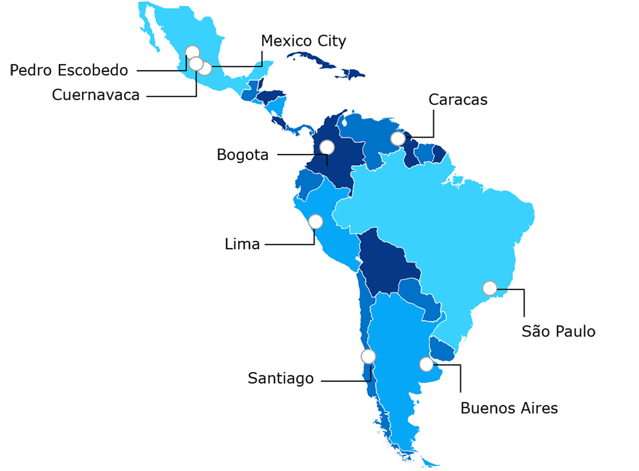 Our presence in Latin America