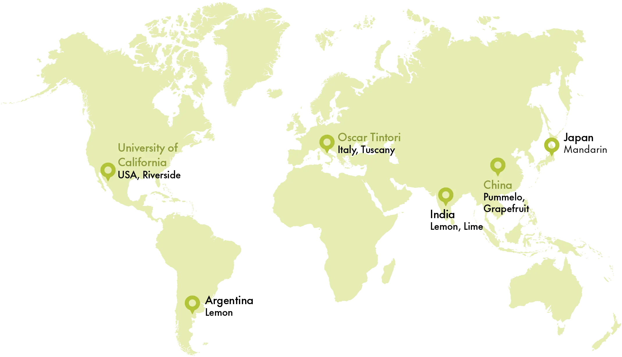 TasteTrek Citrus map