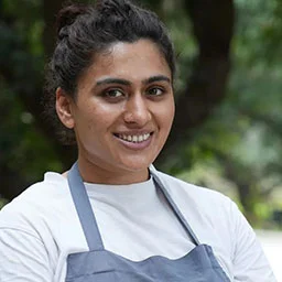 Headshot of Chef Mythrayie Iyer