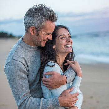 Couple at the beach