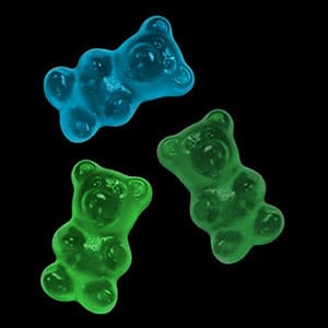 Coloured gummi bears Coloured gummi bears