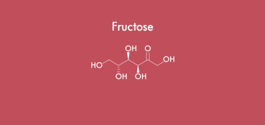 Chemical structure of fructose