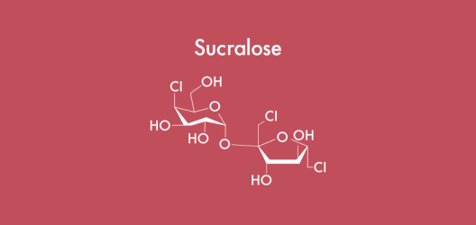 Chemical structure of sucralose