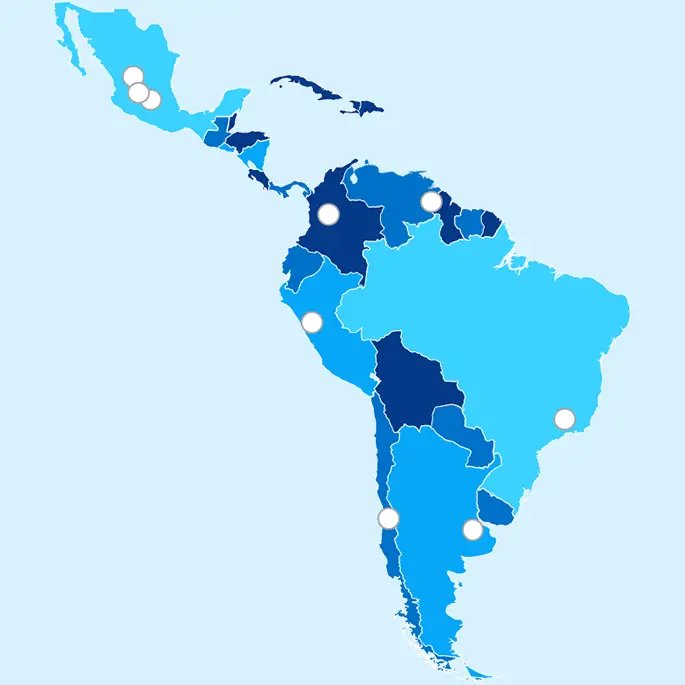 Our presence in Latin America