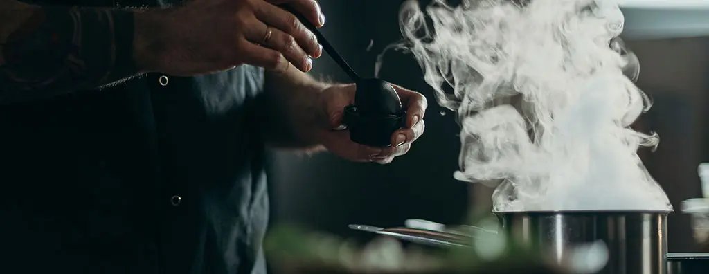 Chef cooking