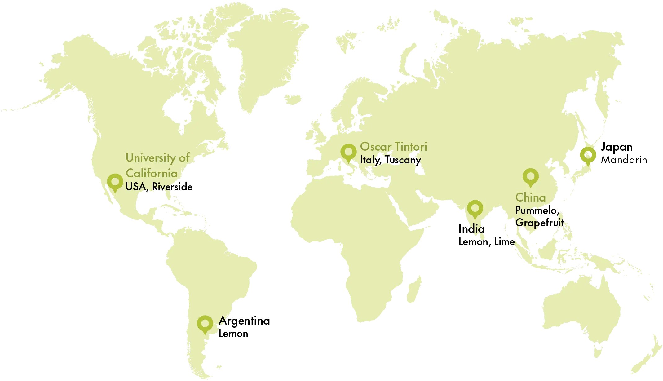 TasteTrek Citrus map