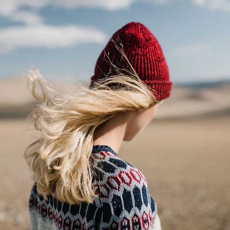 Red beanie