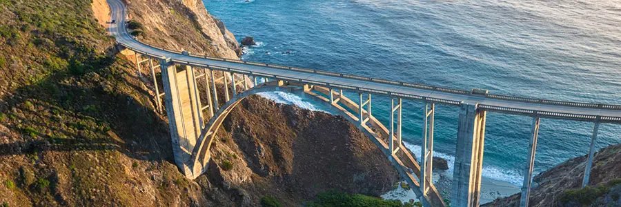 Bridge by the sea