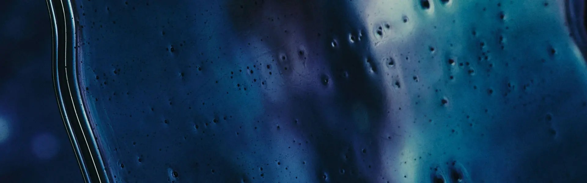 Deep blue macro