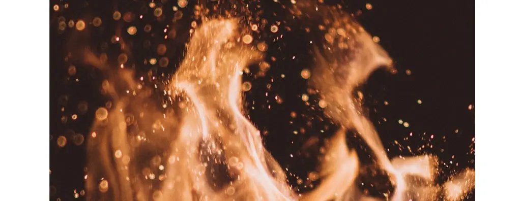 Burning fire