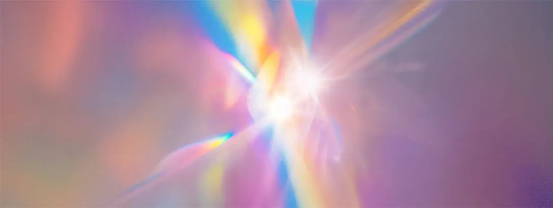 Abstract of a colourful pinkish rainbow