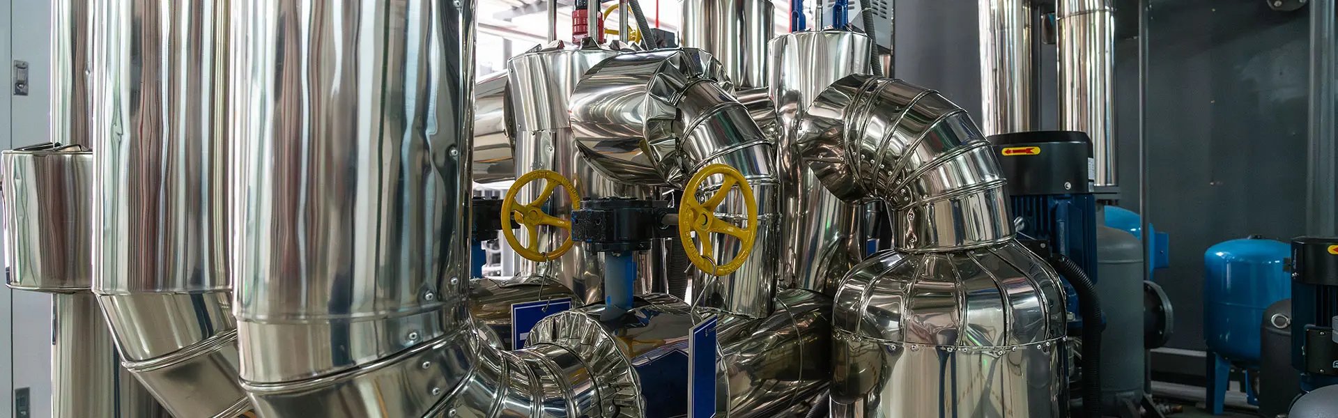 Heat pumps in a factory