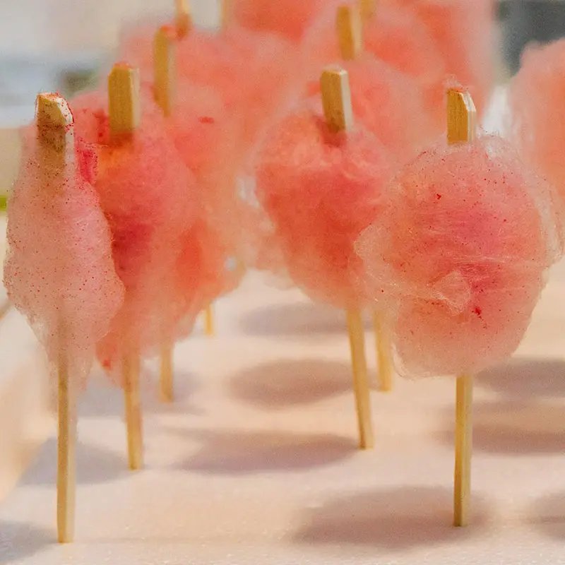 Candy floss on a stick 