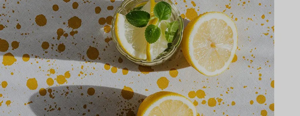 Citrus drinks on a table