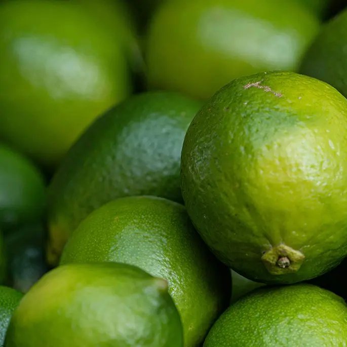Close up of some limes