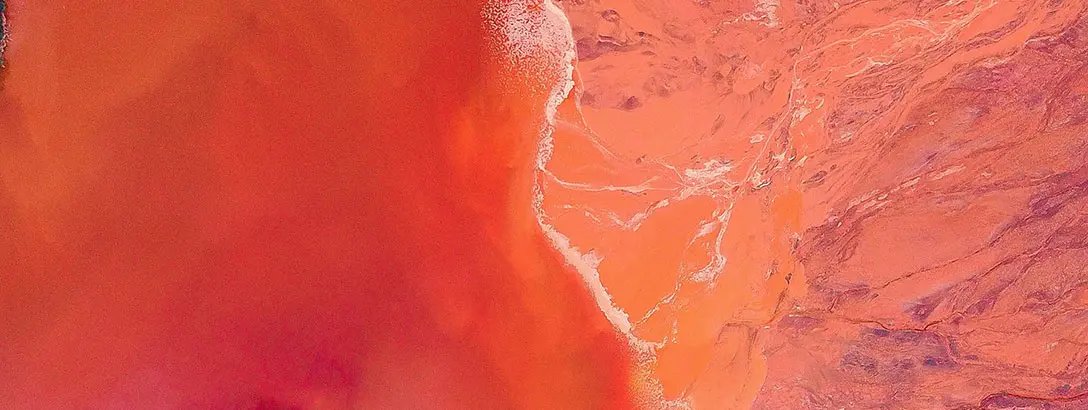 Orange coloured abstract