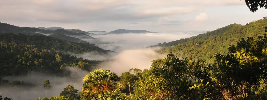 Landscape view of Laos