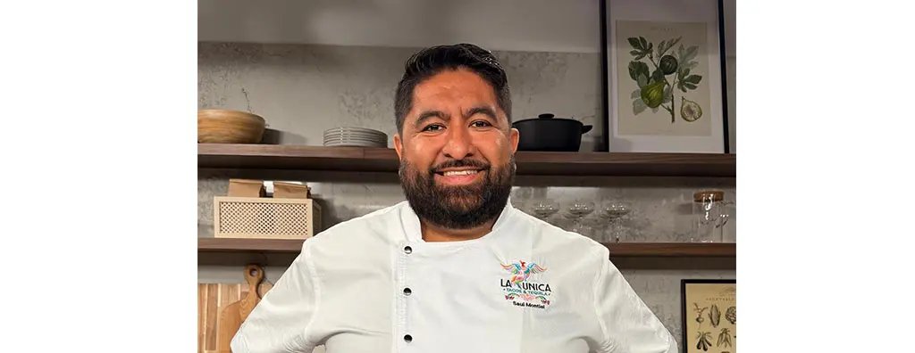 Headshot of chef Saul Montiel