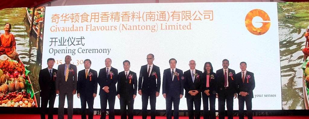 Givaudan Nantong inauguration