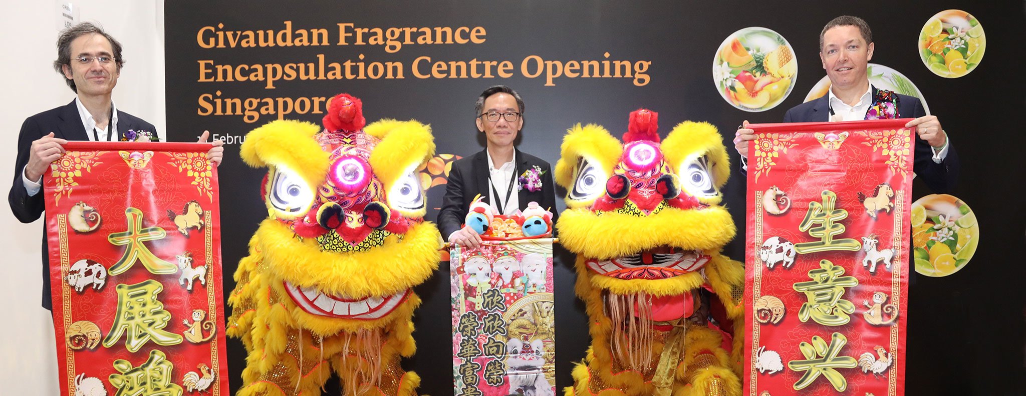 Inauguration of Givaudan's Fragrance Encapsulation Centre in Singapore