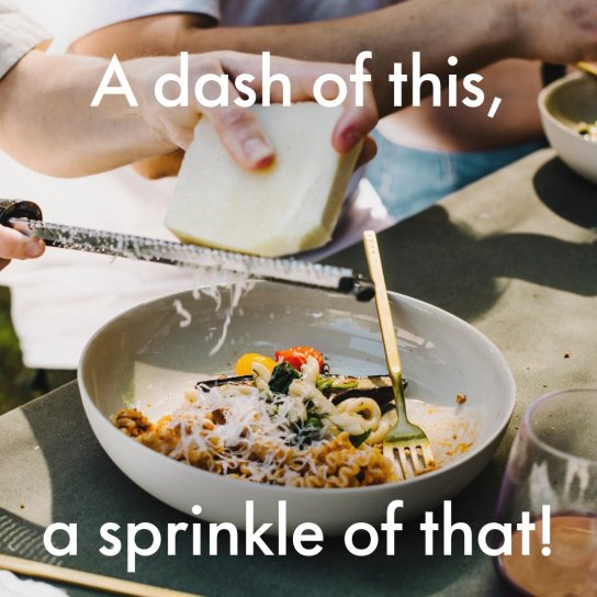 instagram post Add a dash of inspiration