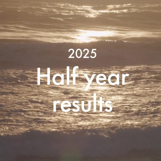 instagram post 2025 Half year resultsWe 