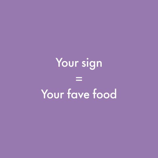 instagram post Our cosmic food guide  pa