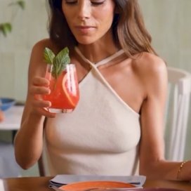 instagram post "In every sip of agua fre