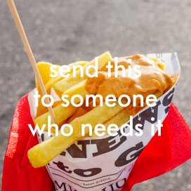 instagram post theres nothing French fri